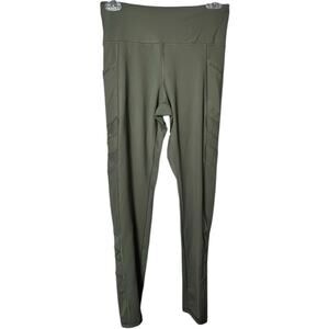 Forever 21 Olive Green Women's Athletic Sporty Workout Leggings Sz S